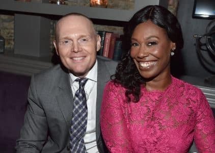 Bill Burr with his wife, Nia Renee Hill